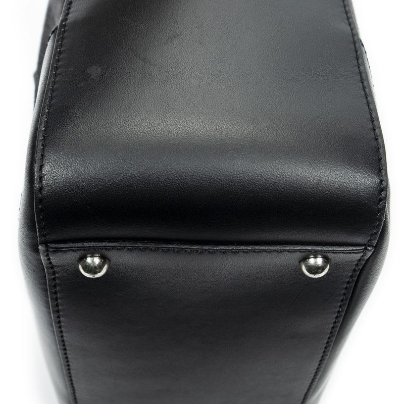 Celine Vintage Fold Top Tote Black C Macadam Canvas — view 9