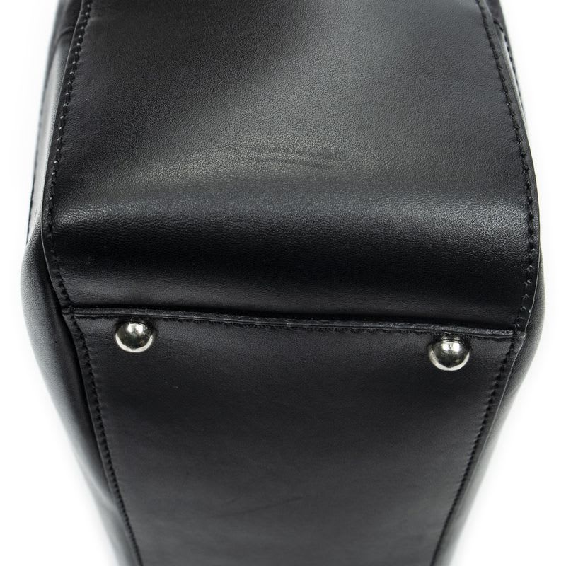 Celine Vintage Fold Top Tote Black C Macadam Canvas — view 8