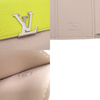 Louis Vuitton Portefeuille Capucines XS Taurillon Leather Yellow Beige — view 8