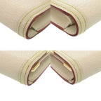 Louis Vuitton Porte Tresor International Suhali Leather White Long — view 4