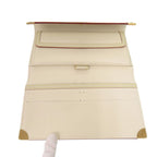 Louis Vuitton Porte Tresor International Suhali Leather White Long — view 3