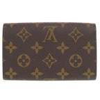 Louis Vuitton Non-stick Porte Monnaie Bier Tresor Monogram Brown Bifold — view 2