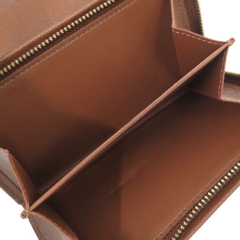Louis Vuitton Non-stick Porte Monnaie Bier Tresor Monogram Brown Bifold — view 6