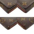 Louis Vuitton Non-stick Porte Monnaie Bier Tresor Monogram Brown Bifold — view 3