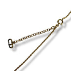 Christian Dior Necklace CD Logo Gold Hardware Vintage — view 7