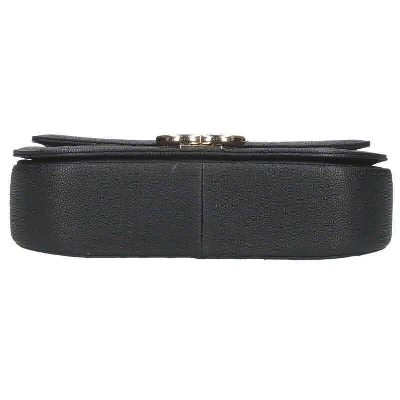 Chanel Half Coco Caviar Leather Chain Shoulder Bag — view 5