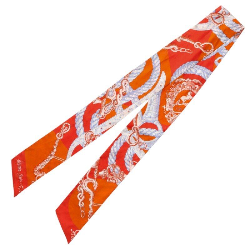 Hermes Maxi Twilly Della Cavalleria Silk Scarf — view 2
