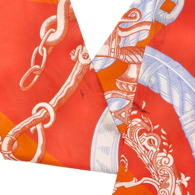 Hermes Maxi Twilly Della Cavalleria Silk Scarf — view 4