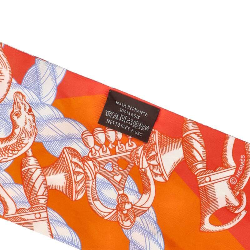Hermes Maxi Twilly Della Cavalleria Silk Scarf — view 3