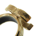Chanel Coco Mark Metal 12 Gold Ring 0796 — view 7