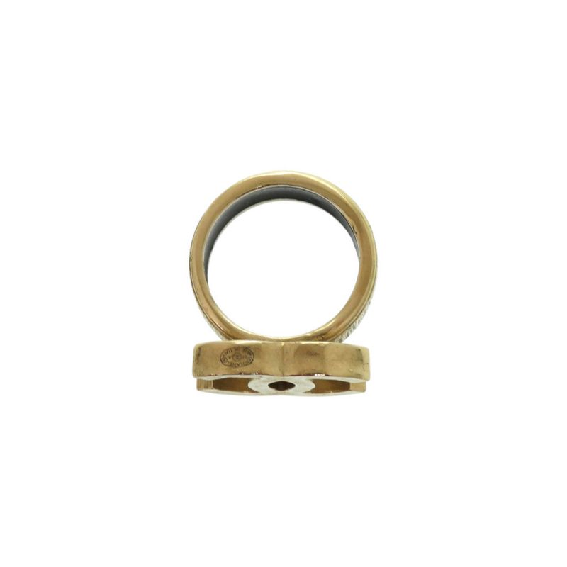Chanel Coco Mark Metal 12 Gold Ring 0796 — view 5