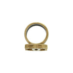 Chanel Coco Mark Metal 12 Gold Ring 0796 — view 5
