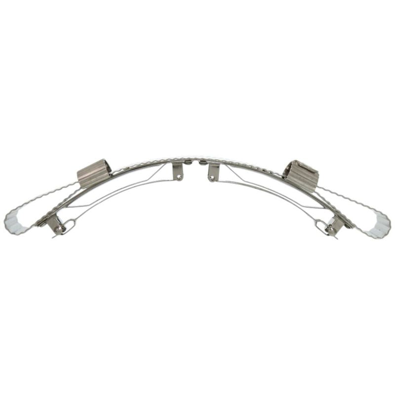 Chanel Coco Mark Metal Silver Barrette 0859 — view 4