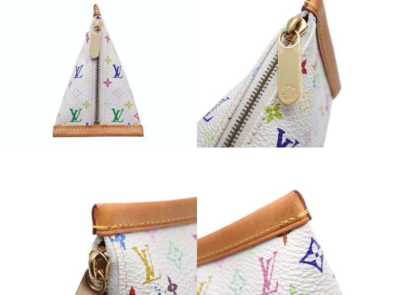 Louis Vuitton Coin Purse Berlingo Monogram Multicolor Gold — view 4