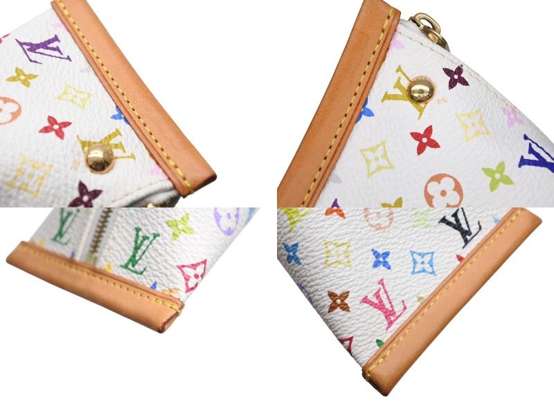 Louis Vuitton Coin Purse Berlingo Monogram Multicolor Gold — view 5