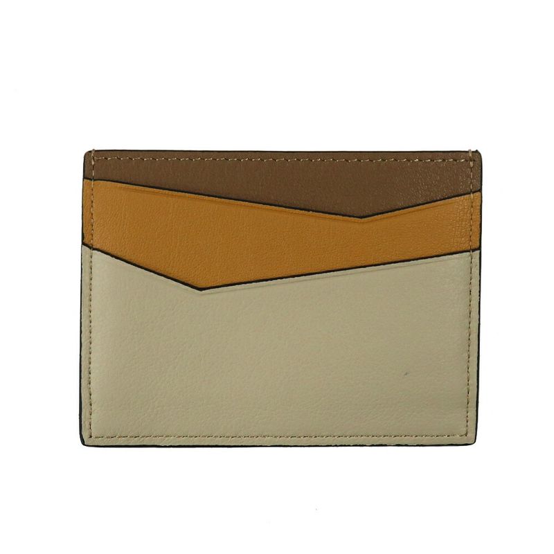 Loewe Puzzle Plain Card Holder Anagram Classic Calf Beige — view 5