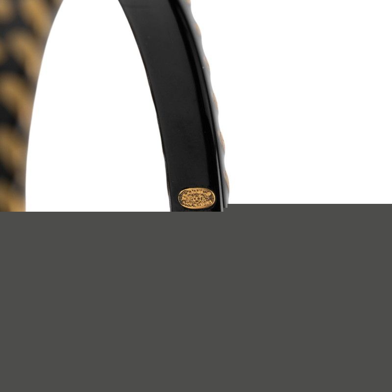 Chanel Vintage Gold Black Plated — view 5