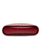 Saint Laurent Vintage Y Cut Red Leather — view 4