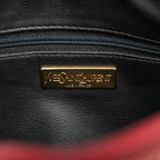 Saint Laurent Vintage Y Cut Red Leather — view 6