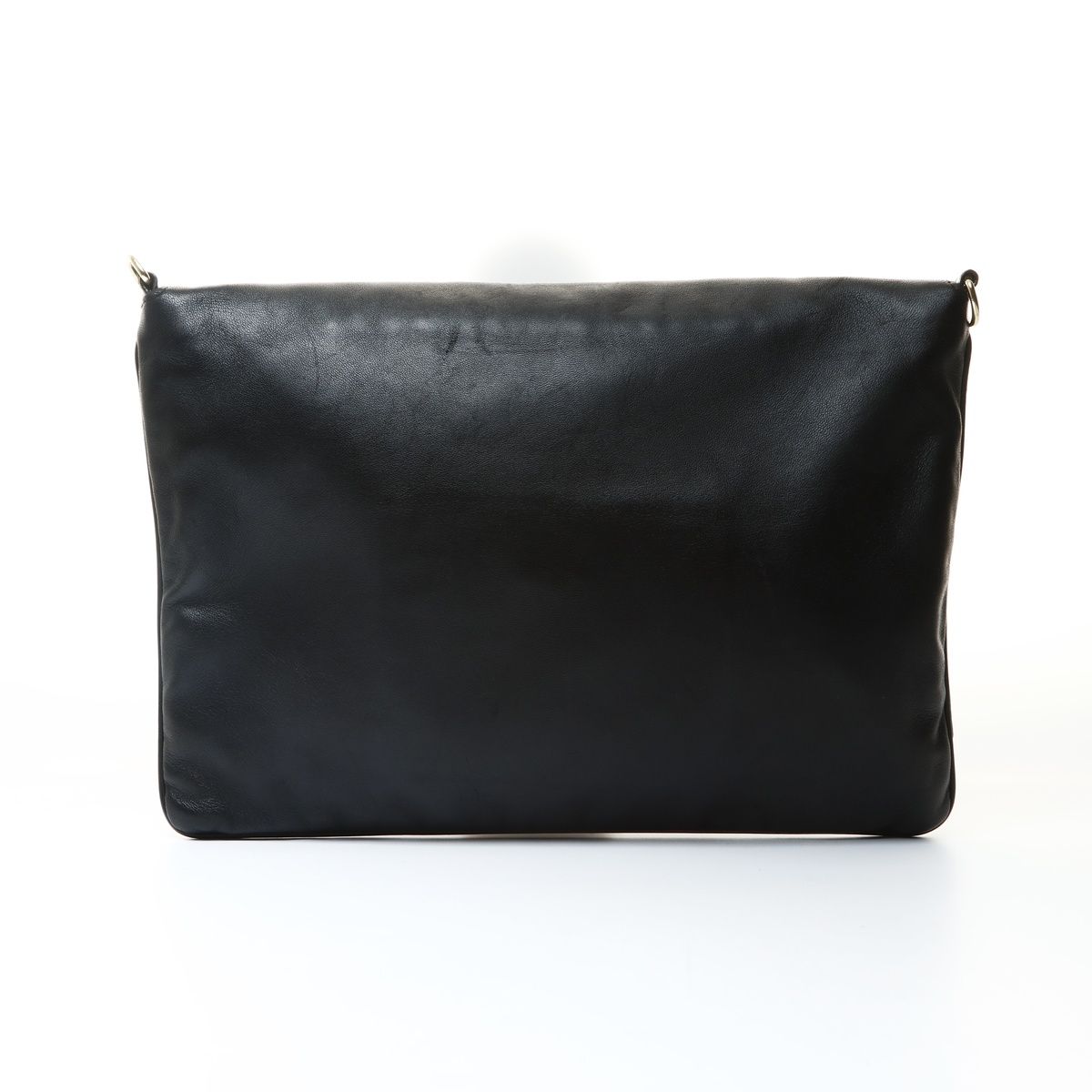 Fendi Shoulder Bag Bucket 2-Way Leather Clutch — view 2