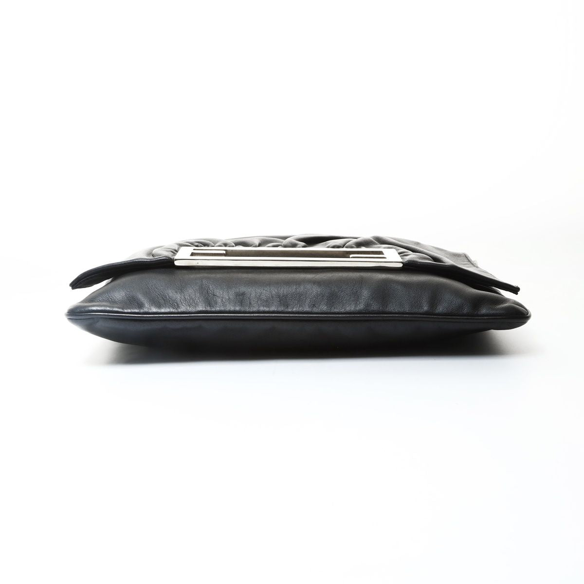 Fendi Shoulder Bag Bucket 2-Way Leather Clutch — view 7