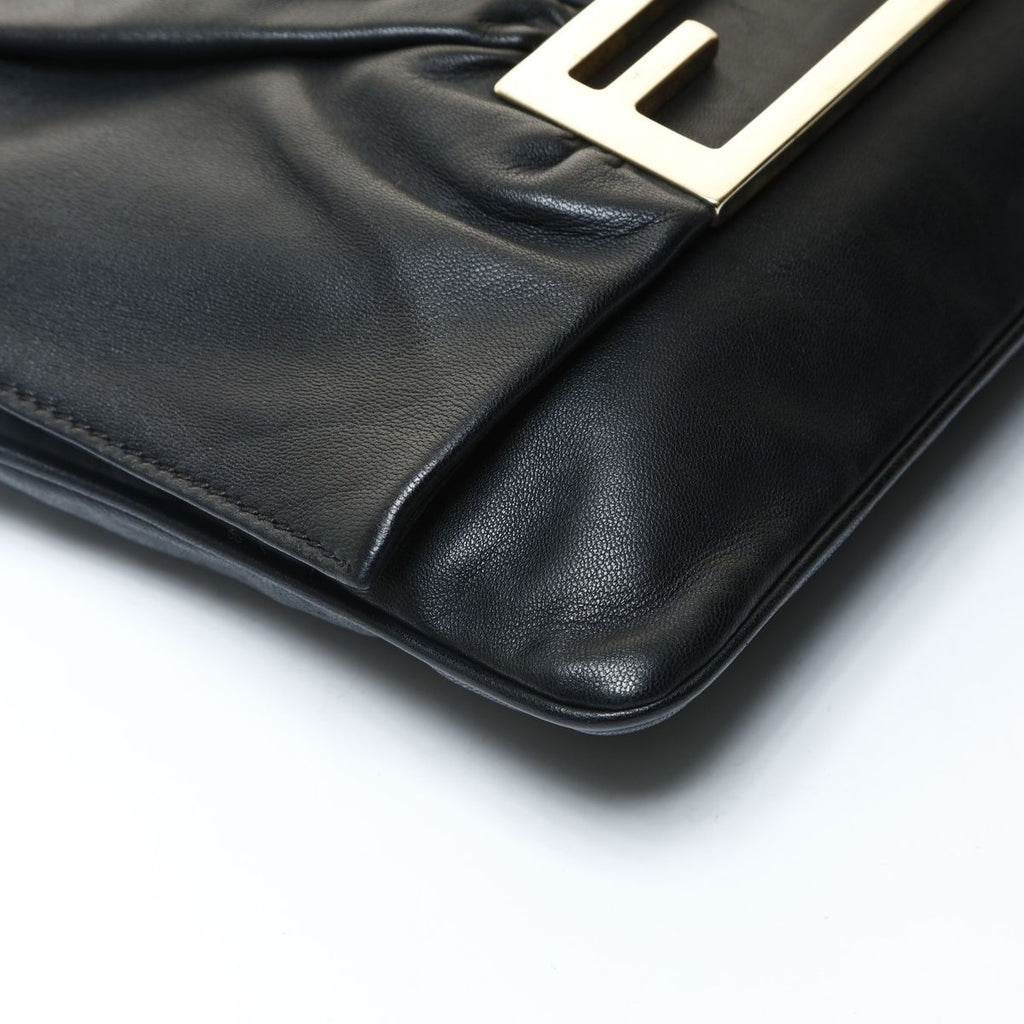 Fendi Shoulder Bag Bucket 2-Way Leather Clutch — view 5
