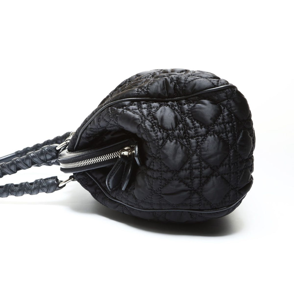 Dior Shoulder Bag Nylon Cannage la Oblique — view 3
