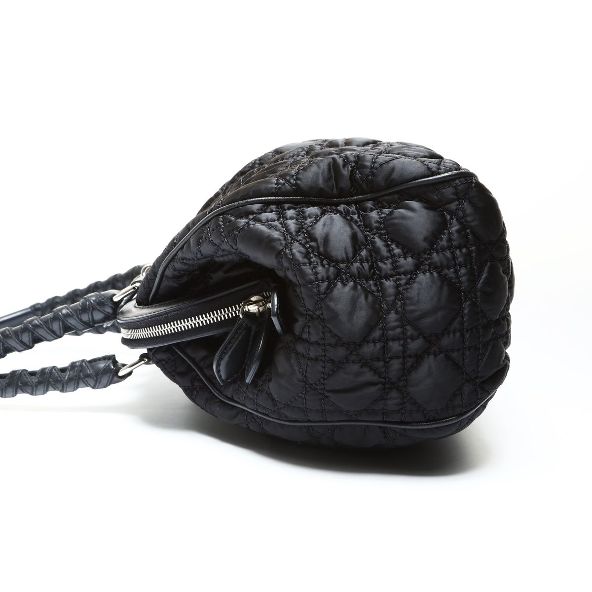 Dior Shoulder Bag Nylon Cannage la Oblique — view 3