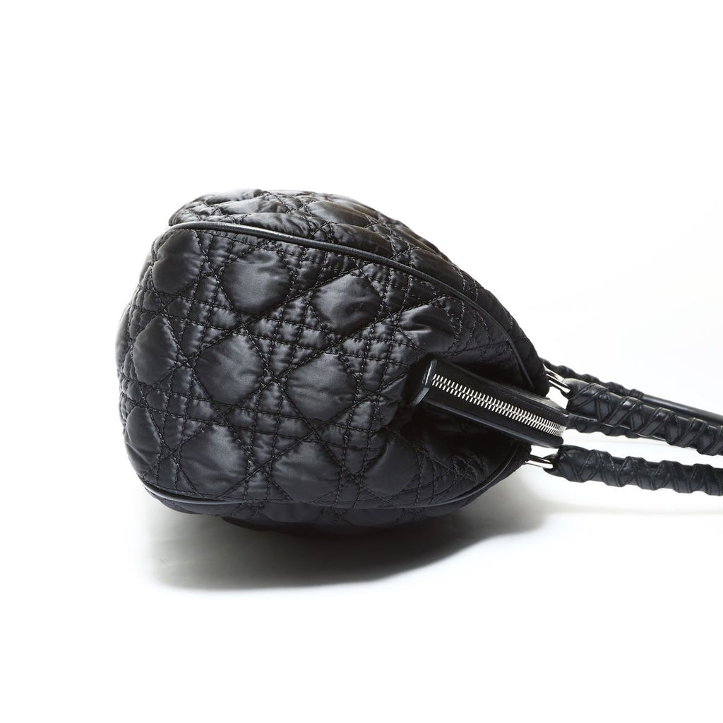 Dior Shoulder Bag Nylon Cannage la Oblique — view 4