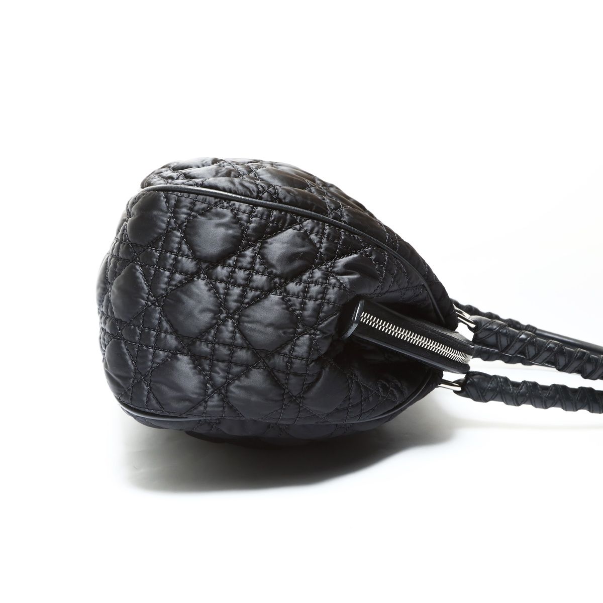 Dior Shoulder Bag Nylon Cannage la Oblique — view 4