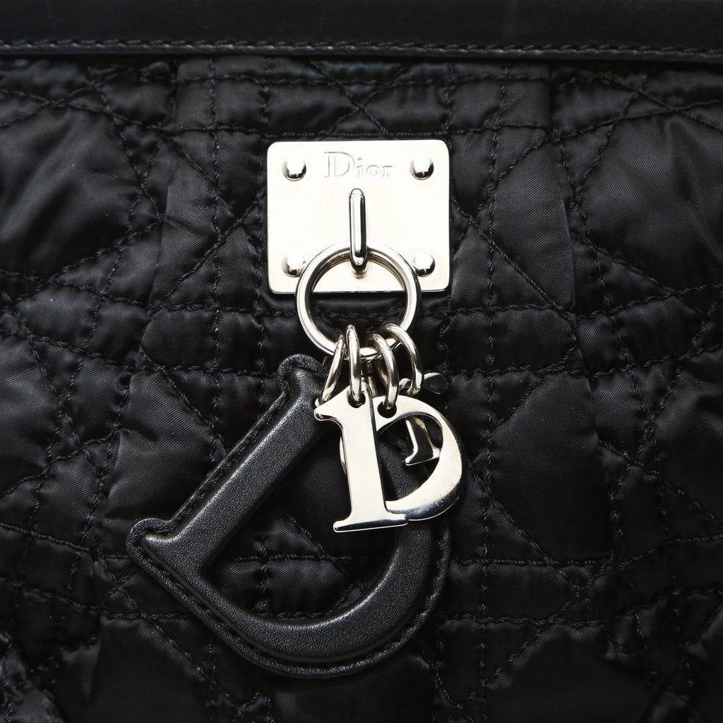 Dior Shoulder Bag Nylon Cannage la Oblique — view 8