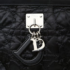 Dior Shoulder Bag Nylon Cannage la Oblique — view 8