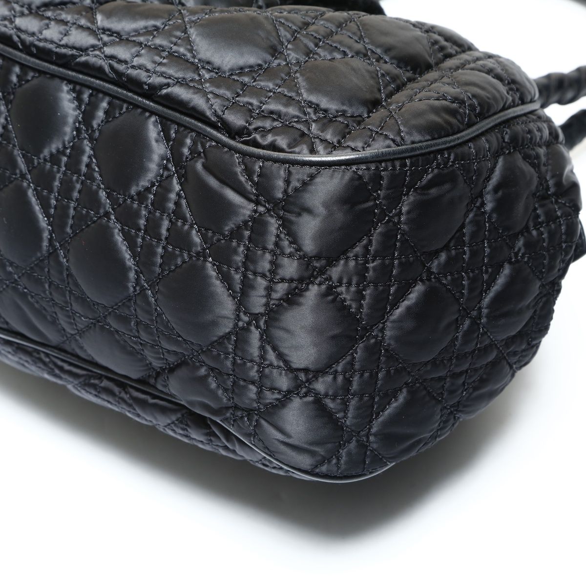 Dior Shoulder Bag Nylon Cannage la Oblique — view 6