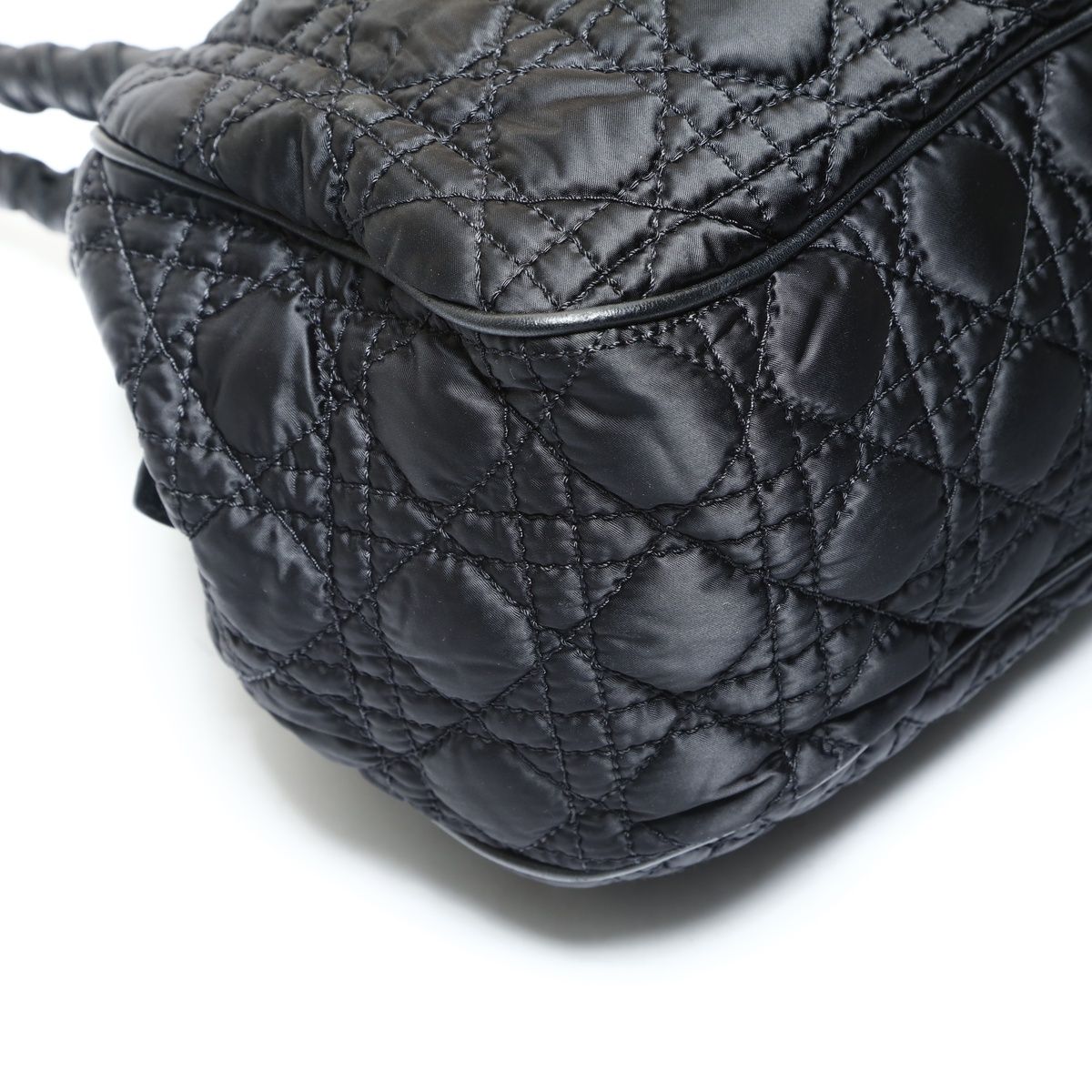 Dior Shoulder Bag Nylon Cannage la Oblique — view 5