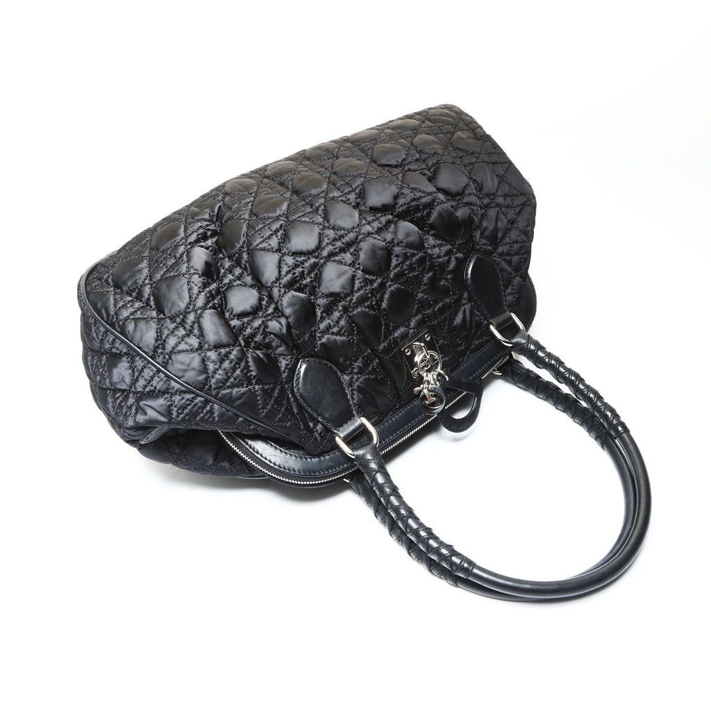 Dior Shoulder Bag Nylon Cannage la Oblique — view 9