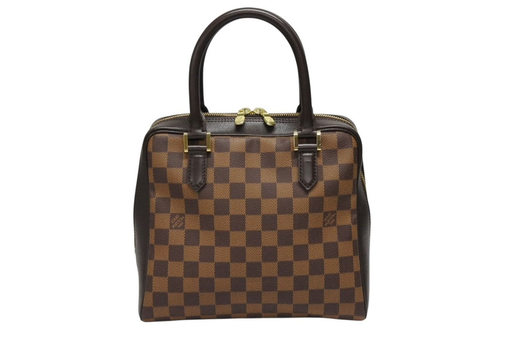 Louis Vuitton Handbag Brera Damier Ebene Gold Brown