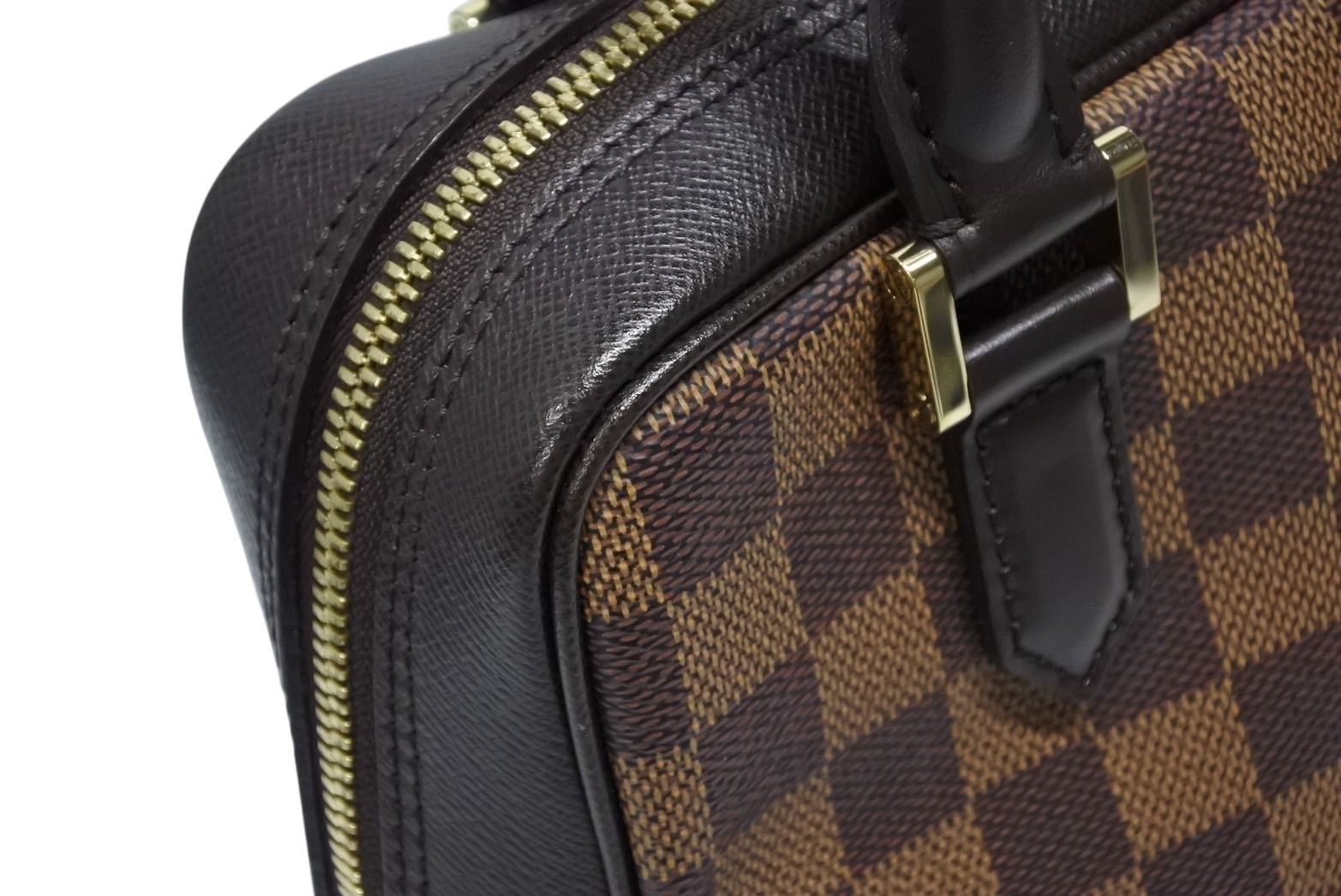 Louis Vuitton Handbag Brera Damier Ebene Gold Brown — view 5