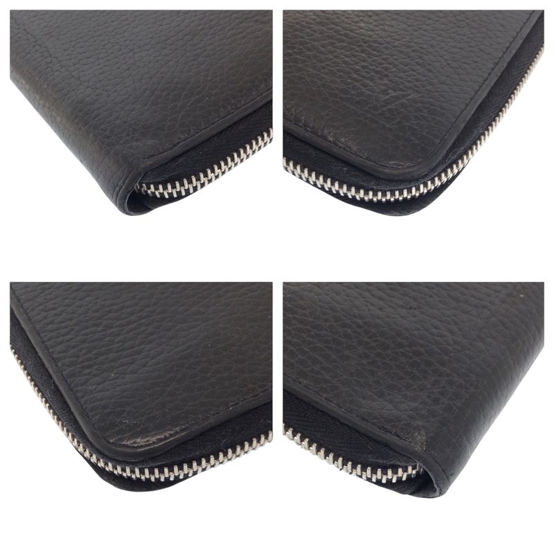 Louis Vuitton Zippy Wallet Vertical Black Long Round Zipper — view 4