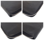 Louis Vuitton Zippy Wallet Vertical Black Long Round Zipper — view 4