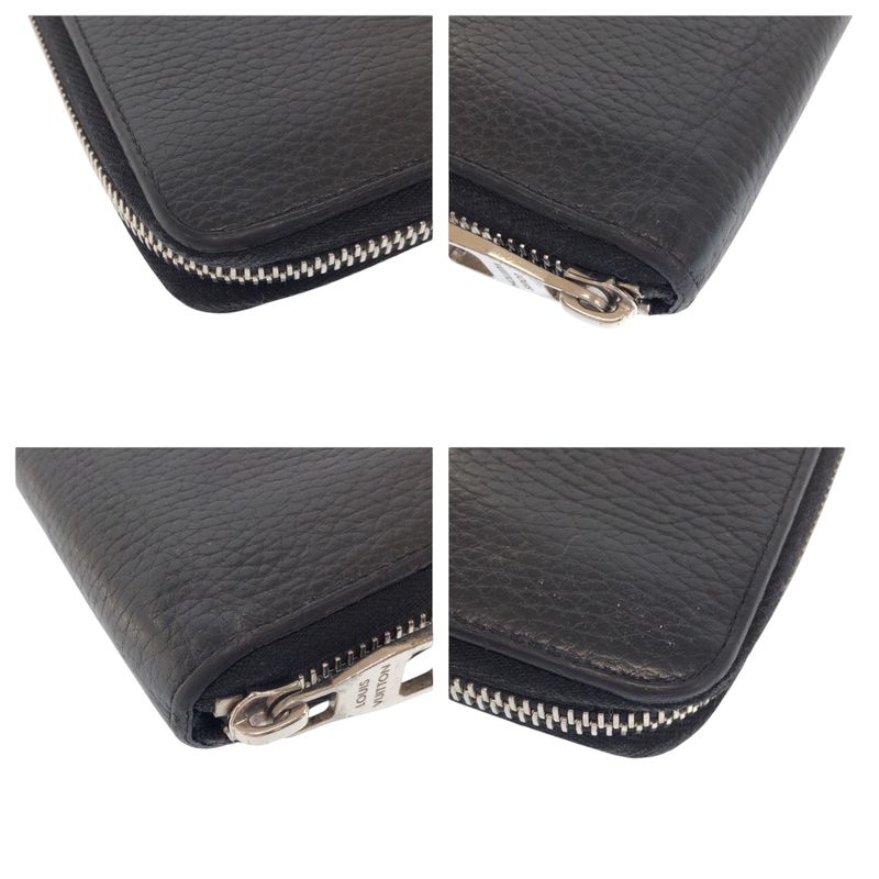 Louis Vuitton Zippy Wallet Vertical Black Long Round Zipper — view 3