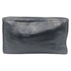 Gucci Interlocking Black Leather Clutch Bag Second — view 3