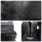 Gucci Interlocking Black Leather Clutch Bag Second — view 6