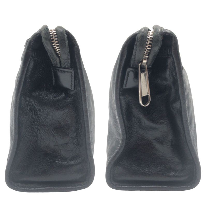 Gucci Interlocking Black Leather Clutch Bag Second — view 7
