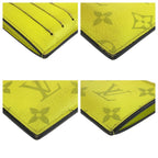 Louis Vuitton Taigarama Coin Card Holder Jaune Yellow Case Fragment — view 6
