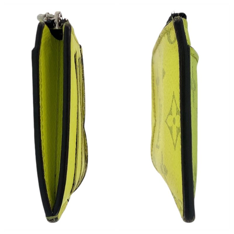 Louis Vuitton Taigarama Coin Card Holder Jaune Yellow Case Fragment — view 9