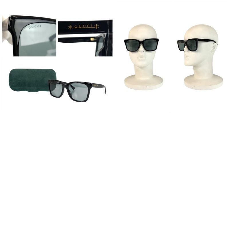 Gucci Black Acetate 5618-145 L Sunglasses — view 9