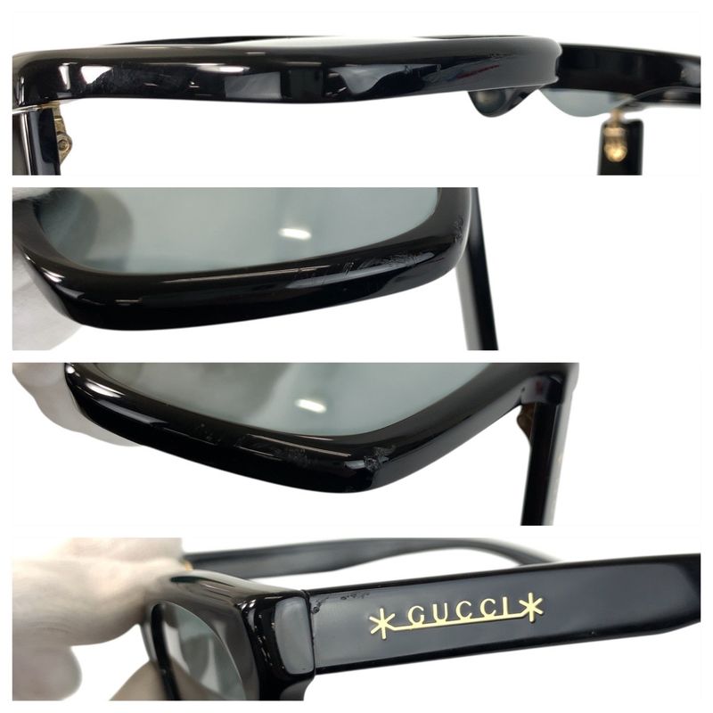 Gucci Black Acetate 5618-145 L Sunglasses — view 7