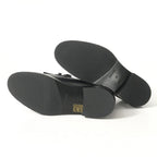 Hermes Impact Loafers 37 Glenan Buckle Leather Shoes — view 6