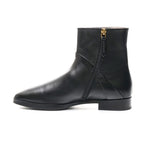 Gucci Boots 35 GG Double Strap Short Leather Shoes Black — view 3