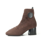 Hermes Voltige Boots 36 Click Senue Exlibris Knit Ankle Short — view 2